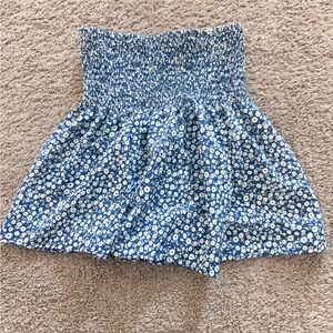 Floral Blue Women's Skirt